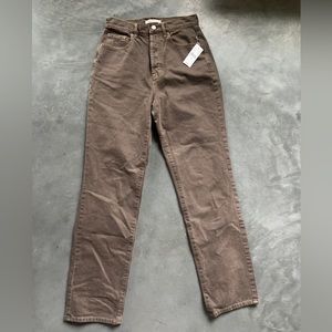 Pacsun, Brown Dad Jean, Size 25, new with tags